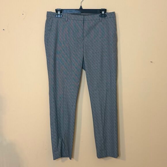 Theory Women’s Tailor Trousers C Wool Pants Cropped Size 6 - Picture 1 of 5